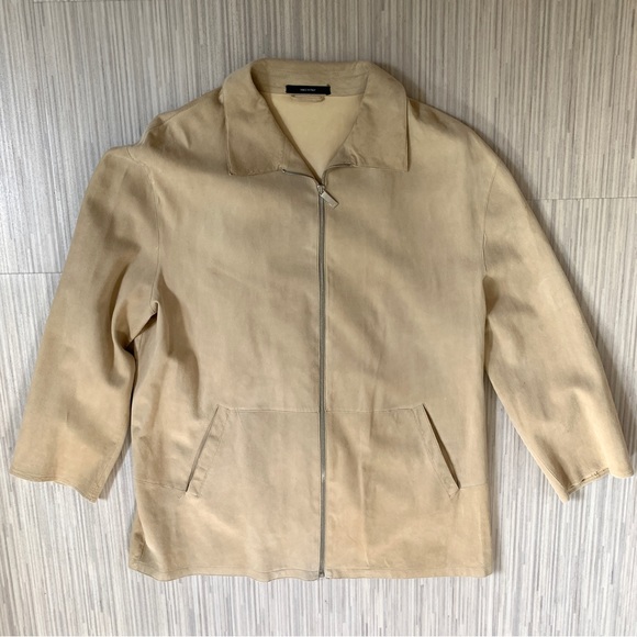 Hugo Boss Baldessarini Leather Jacket size 44R - like new condition. - Picture 1 of 7